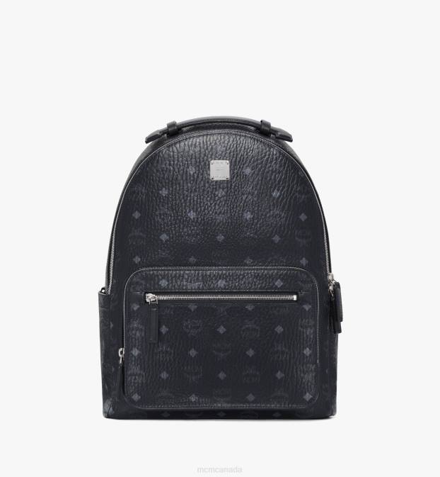 MCM Men Stark Backpack in Visetos 6TTF703 Bags Black