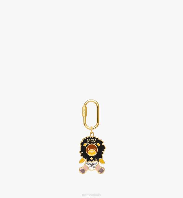 MCM Women Lion Metal Charm 6TTF467 Accessories Black