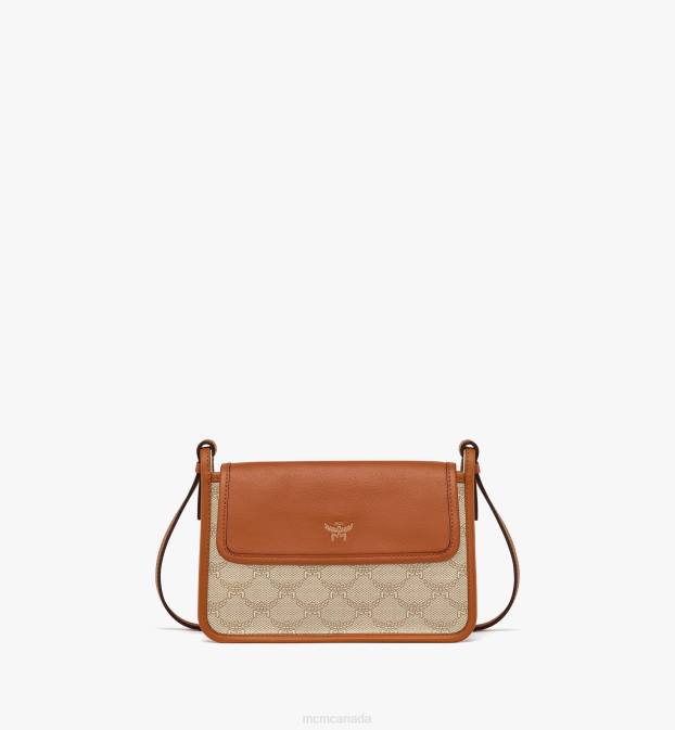 MCM Women Himmel Crossbody in Lauretos 6TTF12 Bags Ss24 Oatmeal