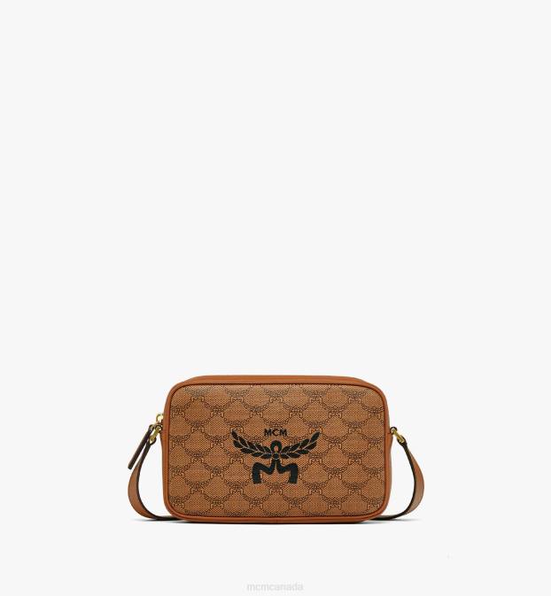 MCM Women Himmel Crossbody in Lauretos 6TTF14 Bags Cognac