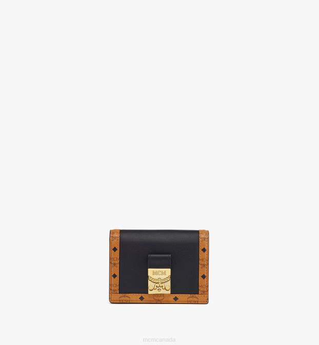 MCM Women Tracy Wallet in Visetos 6TTF328 Bags Black